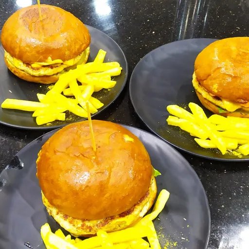 وجبة برغر دجاج